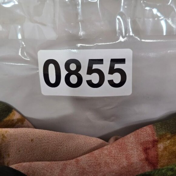 Anthropologie Hutch Geo Maxi Wrap Dress M Multicolor Balloon Sleeve Ruffle Boho - Picture 11 of 12